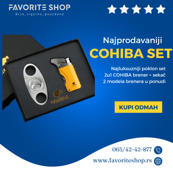 2 u 1 Cohiba set brener+sekač