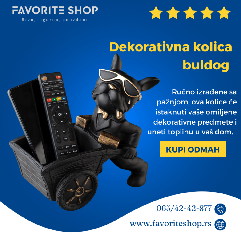 Dekorativna kolica buldog