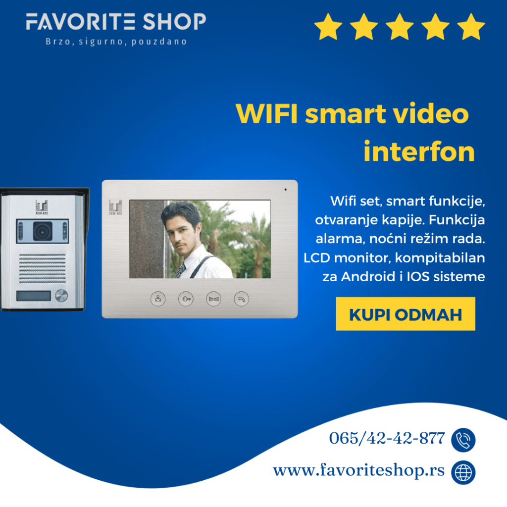WiFi smart video interfon